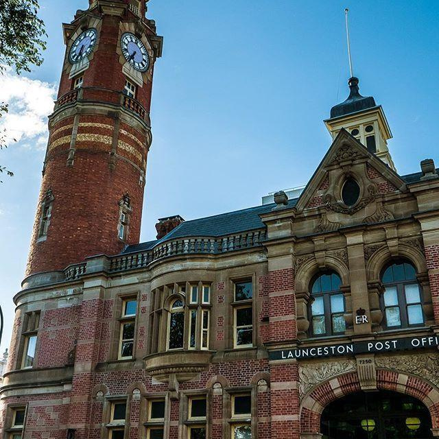 Launceston post office and clock tower